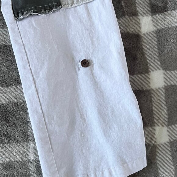 Brand New Fashion Nova White Patchwork Cargo Pants – Edgy & Trendy - Picture 4 of 6